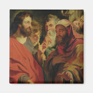 Christus, der Nicodemus anweist Magnet