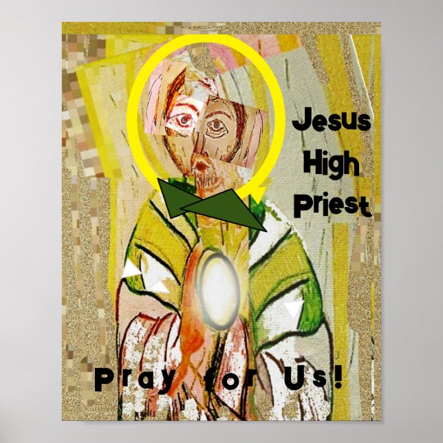 Christus der Priester Poster (Vorne)
