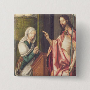 Christus der Redeemer, der eine Frau (Platte, Button