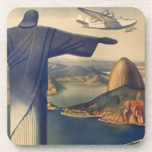 Christus-Erlöser-Statue, Rio De Janeiro, Brasilien Getränkeuntersetzer