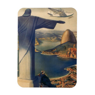 Christus-Erlöser-Statue, Rio De Janeiro, Brasilien Magnet