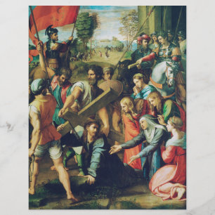 Christus fällt auf dem Weg zum Kalvarienberg Flyer