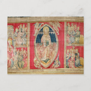 Christus fesselte sich mit den apokalyptischen Tie Postkarte