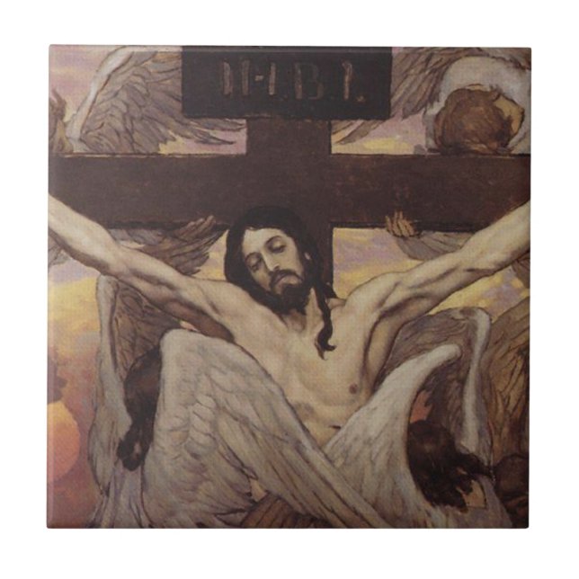Christus Fliese (Vorderseite)
