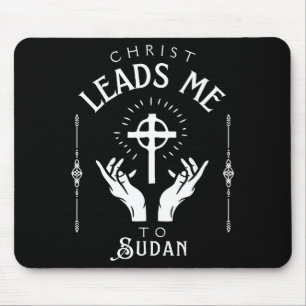 Christus führt mich nach Sudan Mousepad