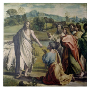 Christus Gebühr zu St Peter (Cartoon für das Sis Fliese