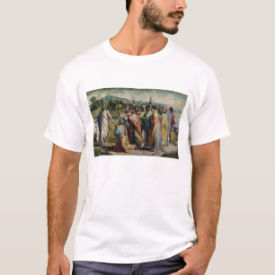 Christus Gebühr zu St Peter (Cartoon für das Sis T-Shirt