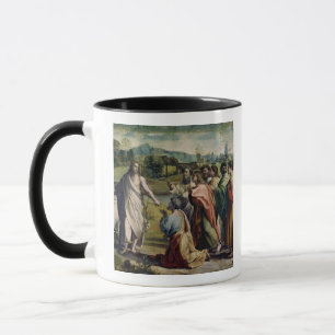 Christus Gebühr zu St Peter (Cartoon für das Sis Tasse