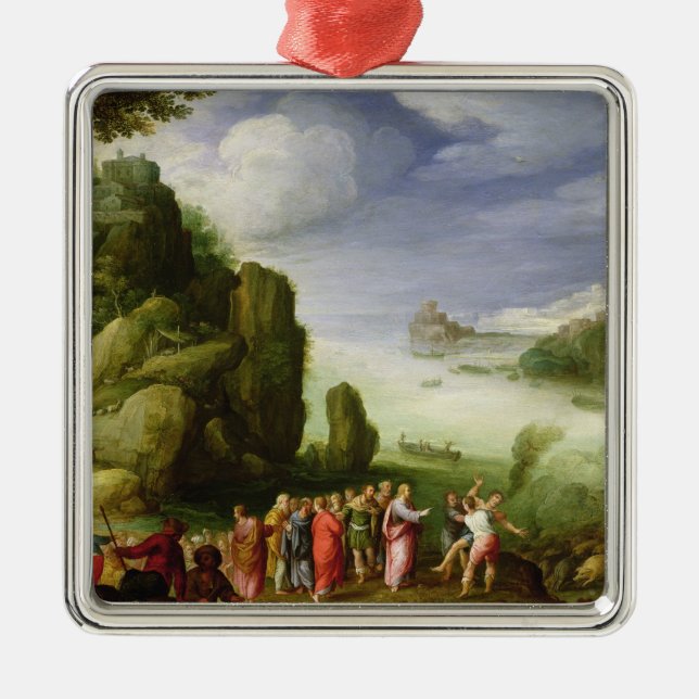 Christus-Heilenbesessen von Gerasa, 1608 Ornament Aus Metall (Vorne)