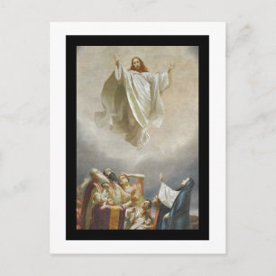 Christus Himmelfahrt zum Himmel Von Aposteln beoba Postkarte