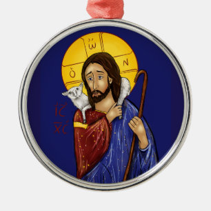 Christus-Ikonen-Schmuck Ornament Aus Metall