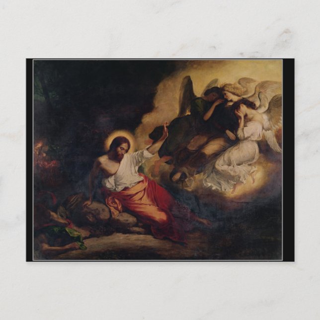 Christus im Garten der Oliven, 1827 Postkarte (Vorderseite)