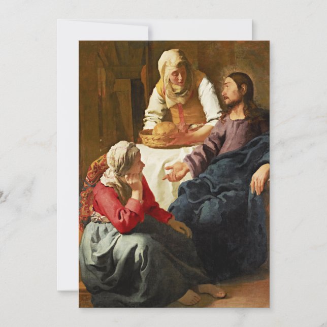 Christus im Haus von Martha und Maria (Vorderseite)