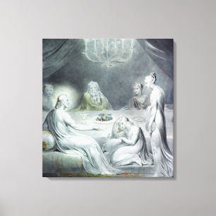 Christus im Haus von Martha und Maria Leinwanddruck
