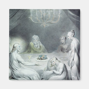 Christus im Haus von Martha und Maria Magnet