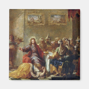 Christus im Haus von Simon der Pharisee, 1660 Magnet