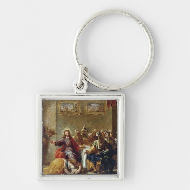 Christus im Haus von Simon der Pharisee, 1660 Schlüsselanhänger (Vorne)
