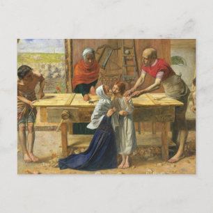 Christus im Hause seiner Eltern Postkarte