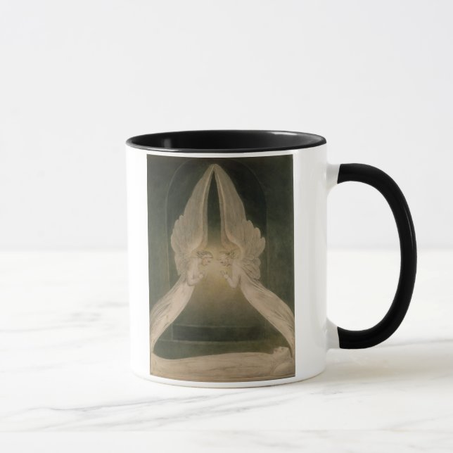 Christus im Sepulchre, geschützt durch Engel Tasse (Rechts)