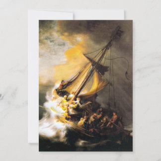 Christus im Sturm am Meer von Galiläa- Rembrandt