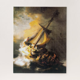 Christus im Sturm auf Meer von Galiläa Rembrandt
