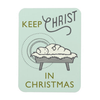 Christus im Weihnachtsmagazin behalten Magnet