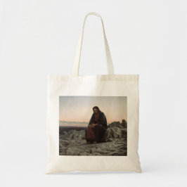 Christus in der Wildnis (von Ivan Kramskoi) Tragetasche