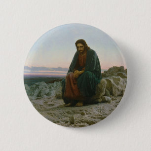 Christus in der Wüste durch Iwan Nikolaevich Button