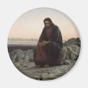 Christus in der Wüste Magnet