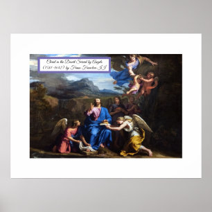 Christus in der Wüste Poster