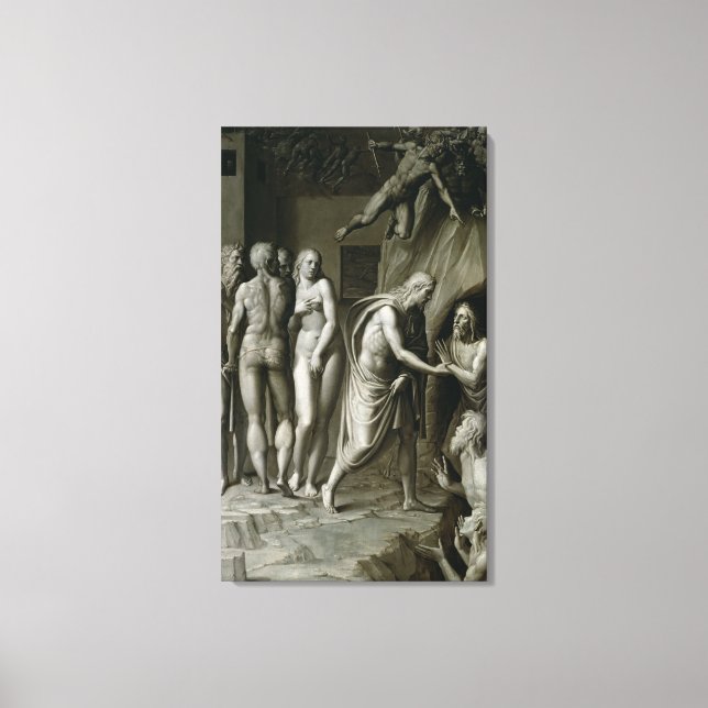 Christus in Limbo 2 Leinwanddruck (Vorderseite)