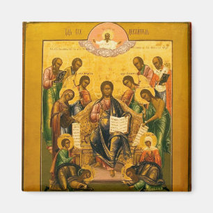 Christus in Majestät mit dem gewählten Heiligen Or Magnet