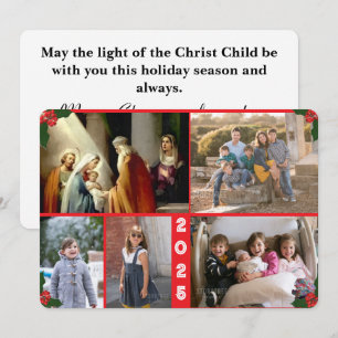 Christus in Weihnachten Weihnachts-Weihnachtskarte