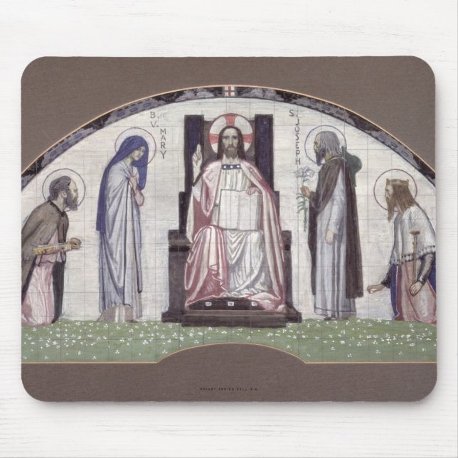 Christus inthronisierte mousepad (Vorne)