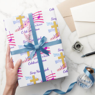 Christus ist auferstanden Christliches Ostern Geschenkpapier