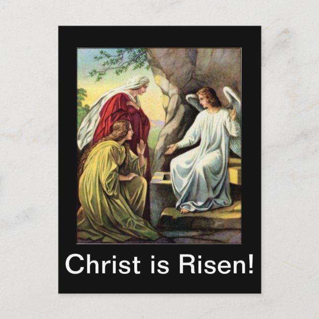 Christus ist auferstanden, doch ist er doch wohl v postkarte (Vorderseite)