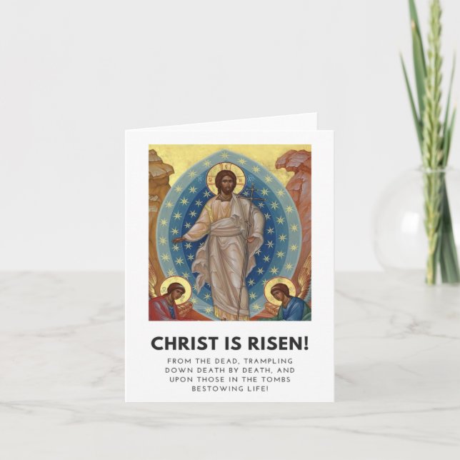 Christus ist auferstanden! karte (Vorderseite)