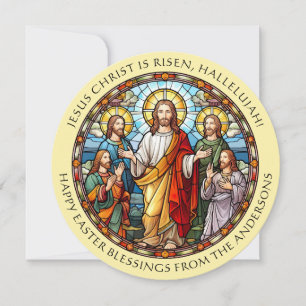 Christus ist auferstanden Religiös Katholisch Oste Feiertagskarte