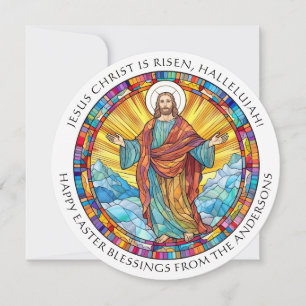Christus ist auferstanden Religiös Katholisch Oste Feiertagskarte