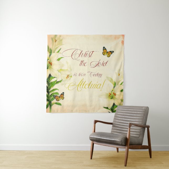 Christus ist auferstanden wandteppich (Beispiel)