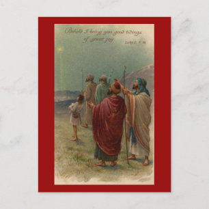 Christus ist geboren Weihnachtskarte Postkarte
