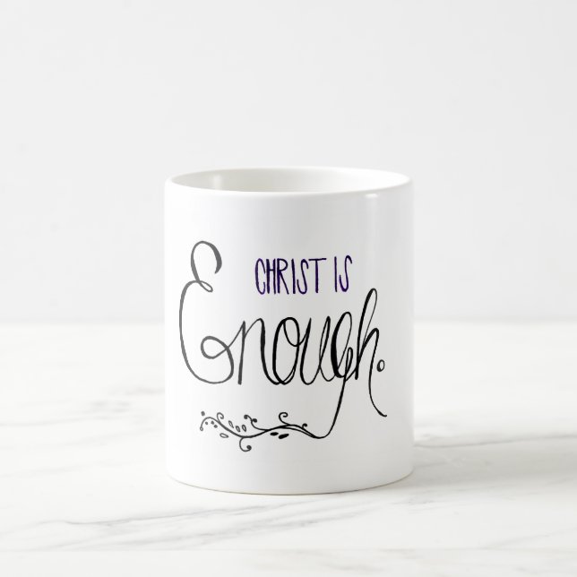 Christus ist genügend Kaffee-Tasse Kaffeetasse (Mittel)