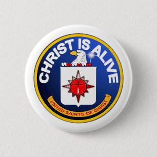 Christus ist - identische CIA-Ikone lebendig Button