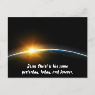 Christus ist immer gleich postkarte