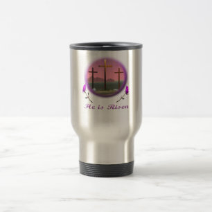 Christus ist Risen Reisebecher