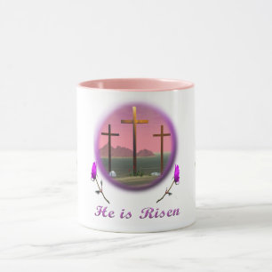 Christus ist Risen Tasse