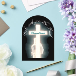 Christus ist zu Ostern erwacht Acryleinladungen