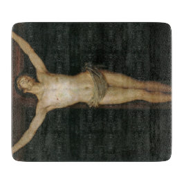 Christus (Jesus am Kreuz) (von Goya) Schneidebrett