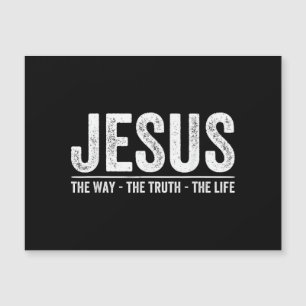 Christus Jesus Der Weg. Die Wahrheit. Das Leben Ge Magnetkarte