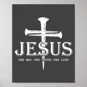 Christus Jesus Der Weg. Die Wahrheit. Das Leben Ge Poster